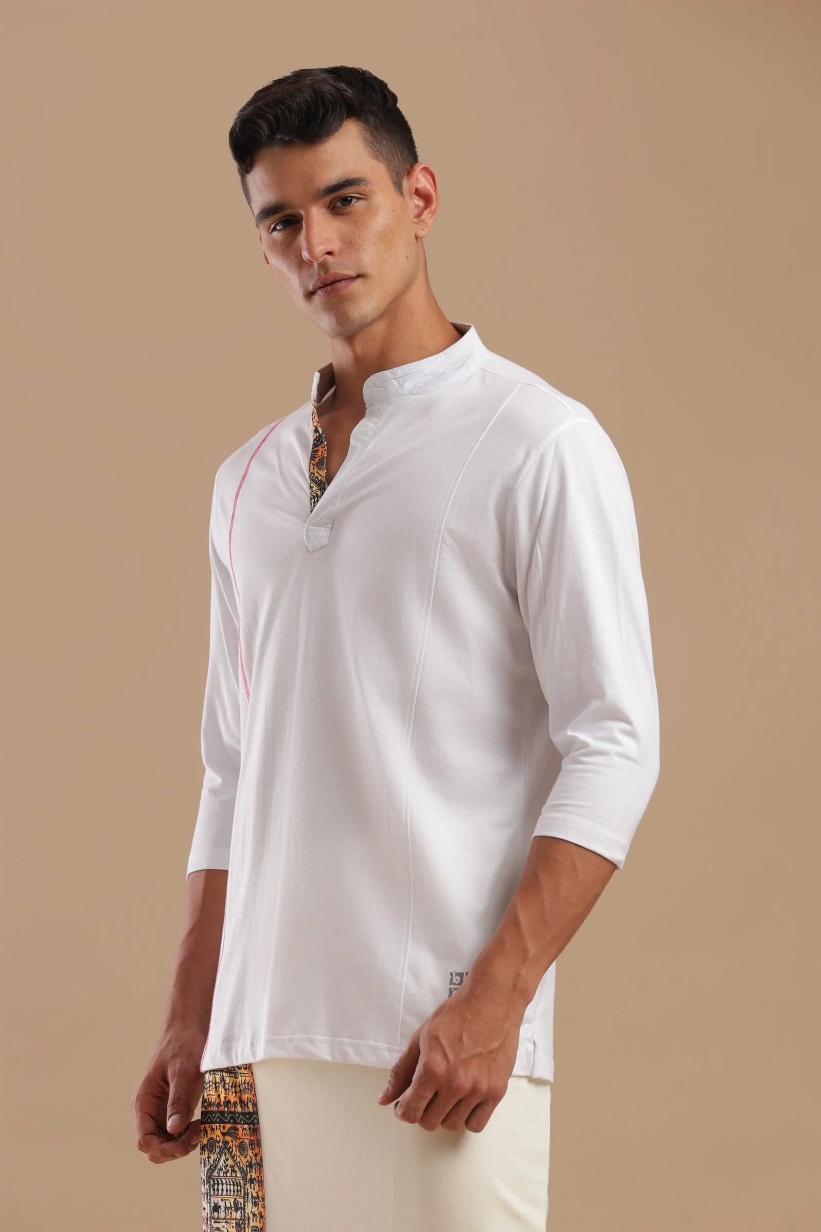 WHITE SHORT KURTI