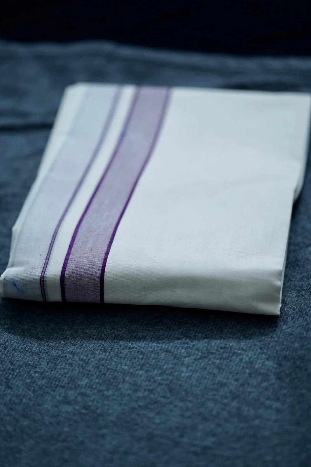 DAILY WEAR MUND WITH POCKET – PURPLE KARA